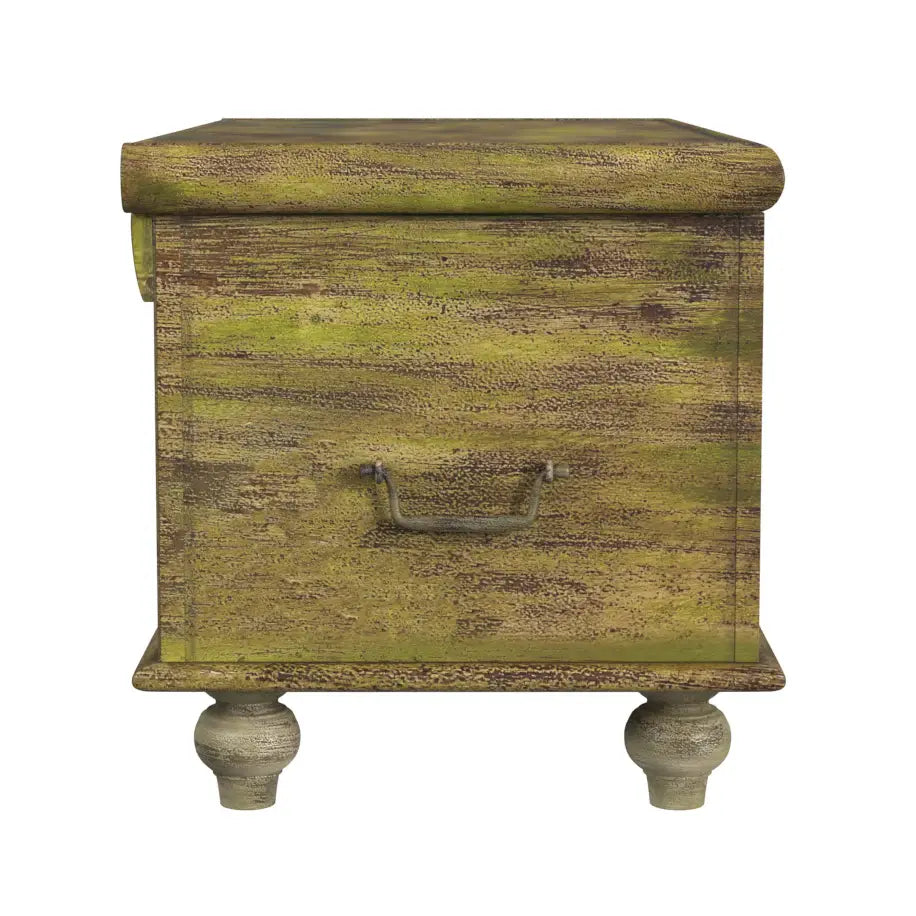 Mesa Carved Wooden Trunk Coffee Table - Homeroots - Flyclothing LLC