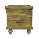 Mesa Carved Wooden Trunk Coffee Table - Homeroots - Flyclothing LLC