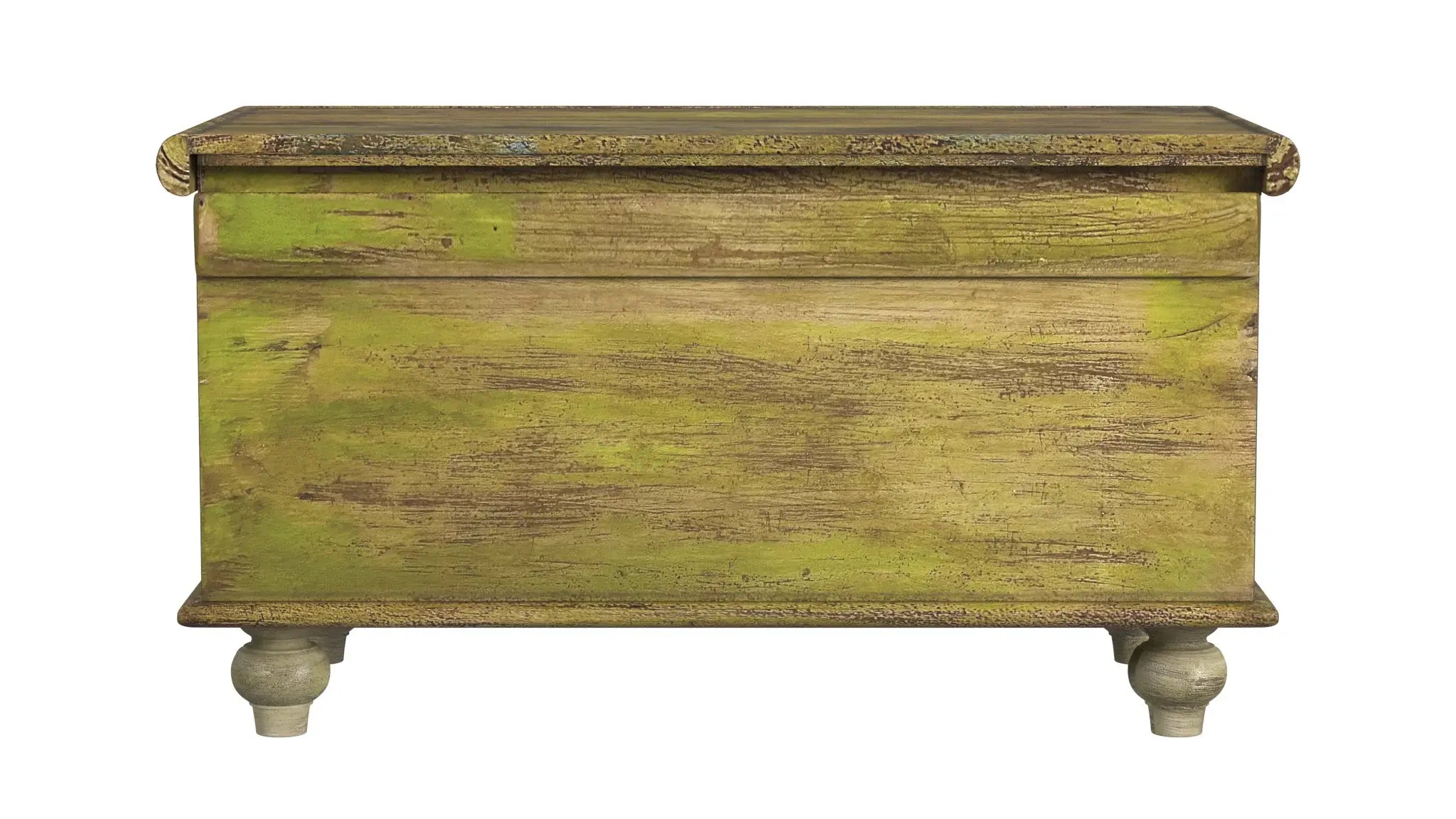 Mesa Carved Wooden Trunk Coffee Table - Homeroots - Flyclothing LLC