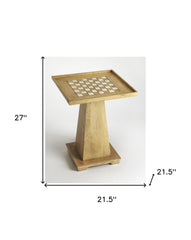 Updated Natural Wood Game Table