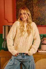 BiBi Checker Board Drop Shoulder Sweater - Trendsi - Flyclothing LLC