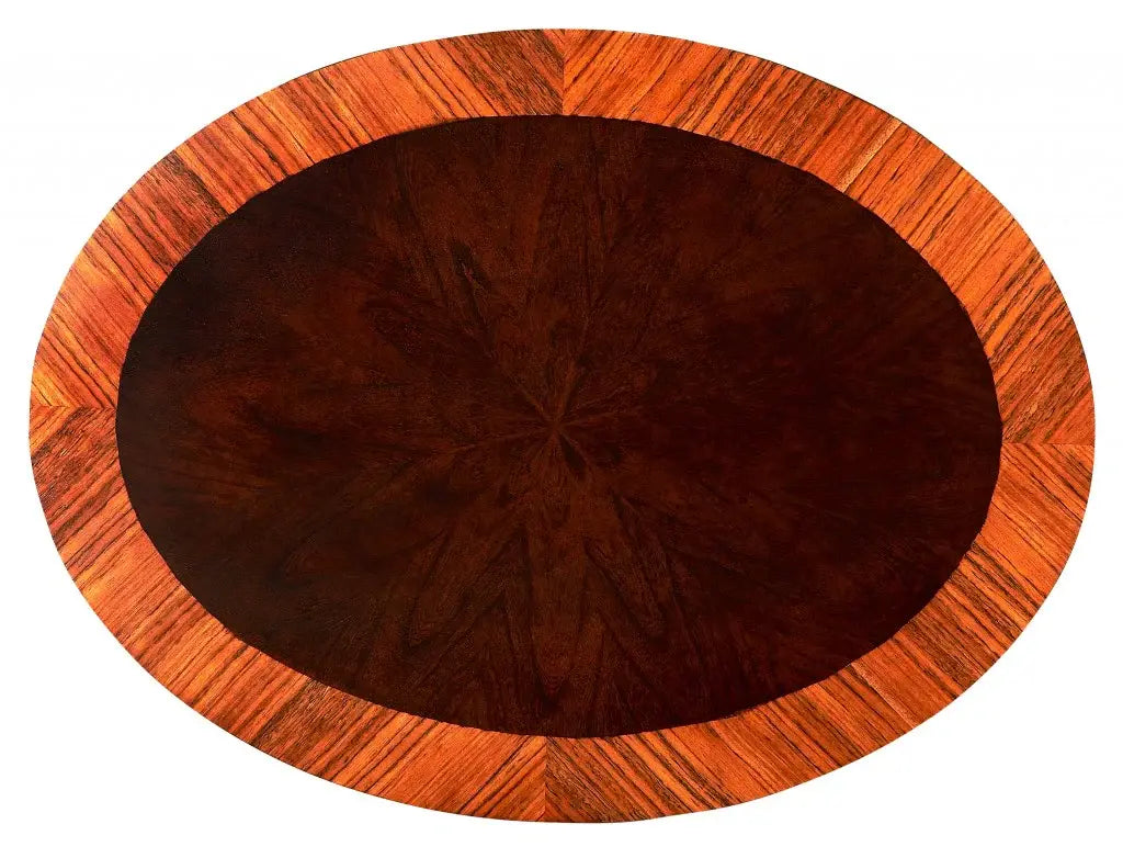 Cherry Nouveau Oval Accent Table - Homeroots - Flyclothing LLC
