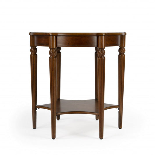 Olive Ash Burl Accent Table