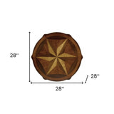 Olive Ash Burl Accent Table - Homeroots - Flyclothing LLC