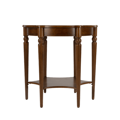 Olive Ash Burl Accent Table - Homeroots - Flyclothing LLC