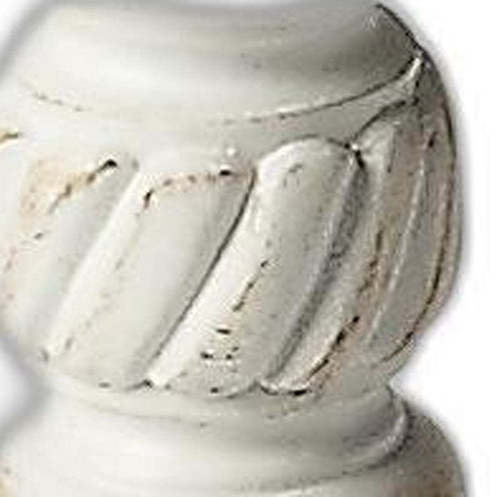 Cottage White Accent Table - Homeroots - Flyclothing LLC