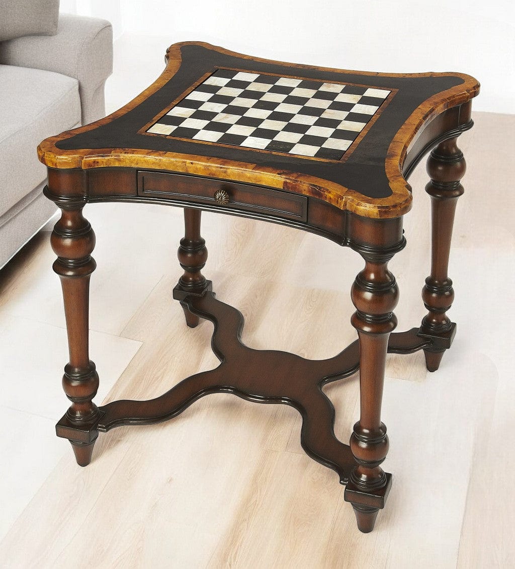 28" Brown Manufactured Wood Square Coffee Table - Homeroots