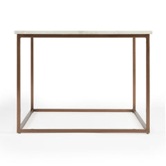 Marble And Metal Coffee Table