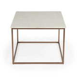 Marble And Metal Coffee Table - Homeroots - Flyclothing LLC