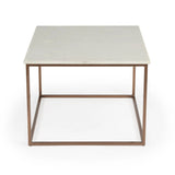 Marble And Metal Coffee Table - Homeroots