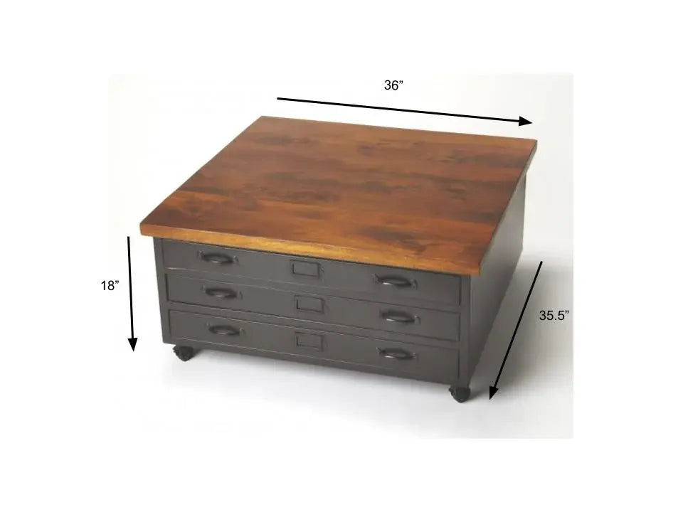 Industrial Chic Coffee Table - Homeroots - Flyclothing LLC