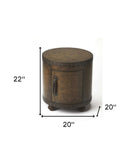 Old World Map Duffel Table - Homeroots - Flyclothing LLC