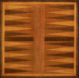 Olive Ash Burl Game Table - Homeroots
