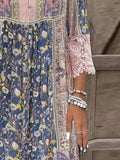 Full Size Lace Detail Printed Three-Quarter Sleeve Dress - Trendsi - Flyclothing LLC