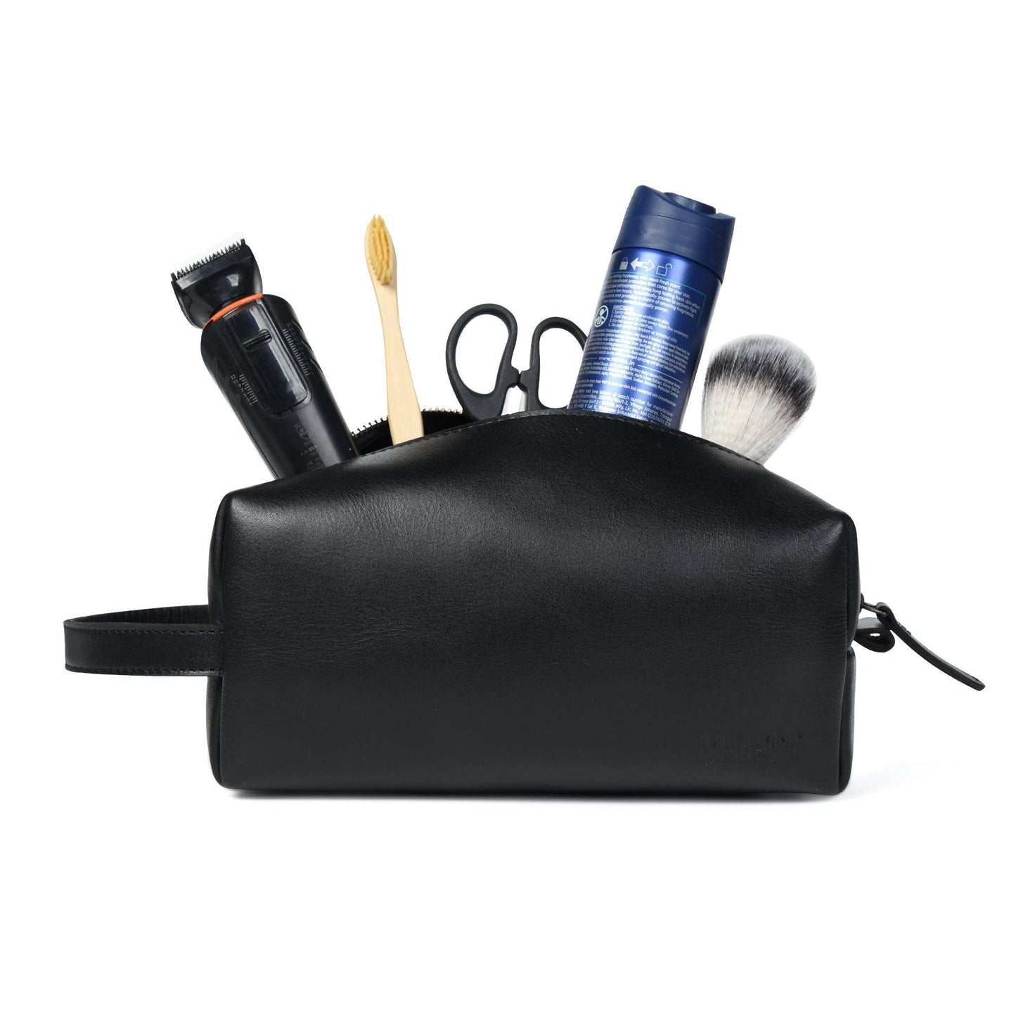 The Hamilton Leather Toiletry Bag - Classy Leather Bags - Flyclothing LLC