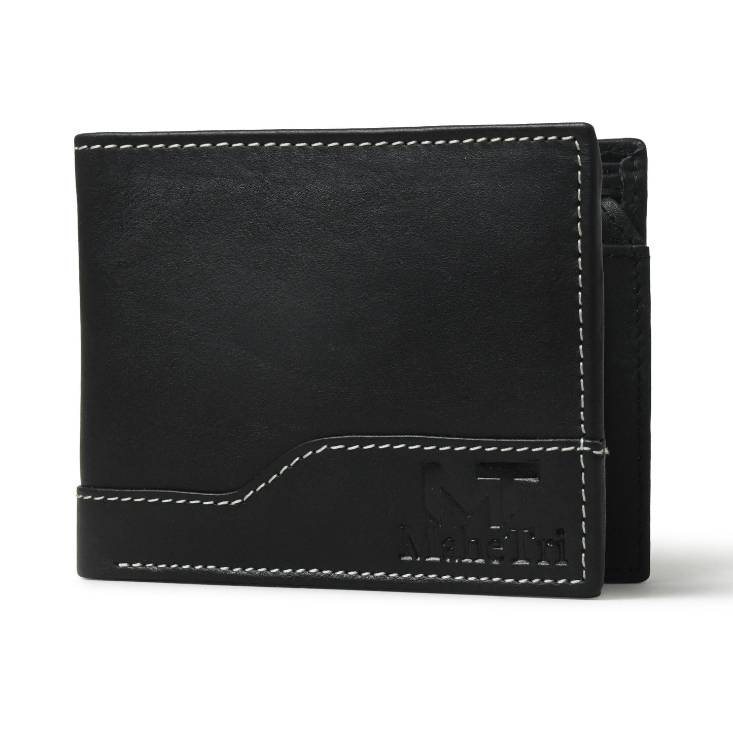 Judson Bi-fold Wallet - Black - Classy Leather Bags - Flyclothing LLC