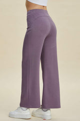 Basic Bae Full Size Air Scuba Drawstring Wide Leg Pants - Trendsi - Flyclothing LLC