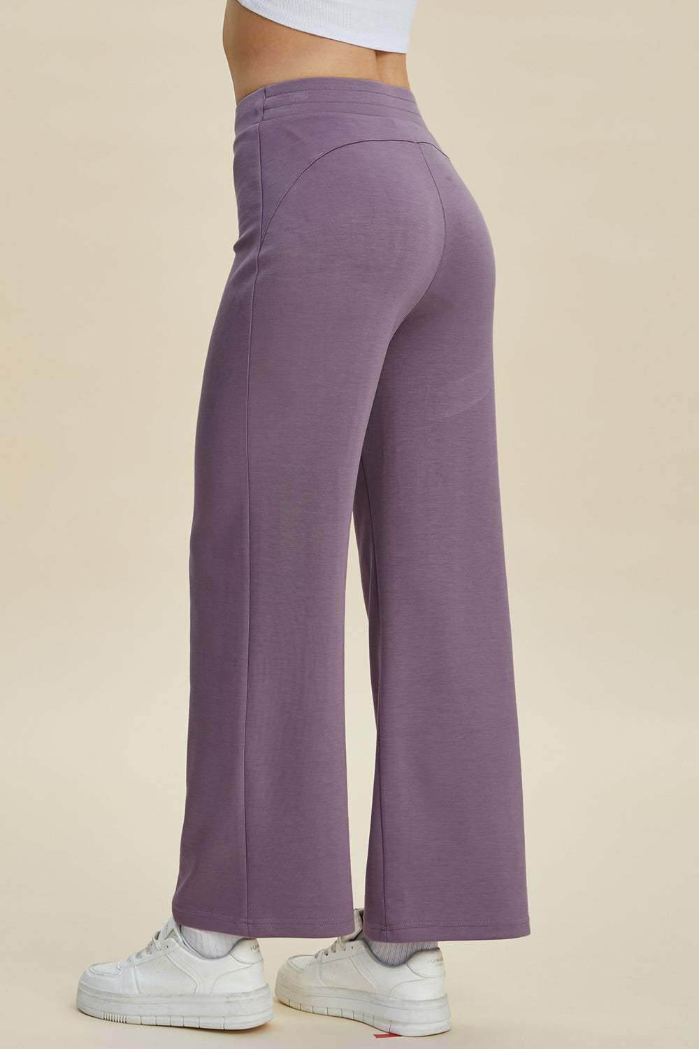 Basic Bae Full Size Air Scuba Drawstring Wide Leg Pants - Trendsi - Flyclothing LLC