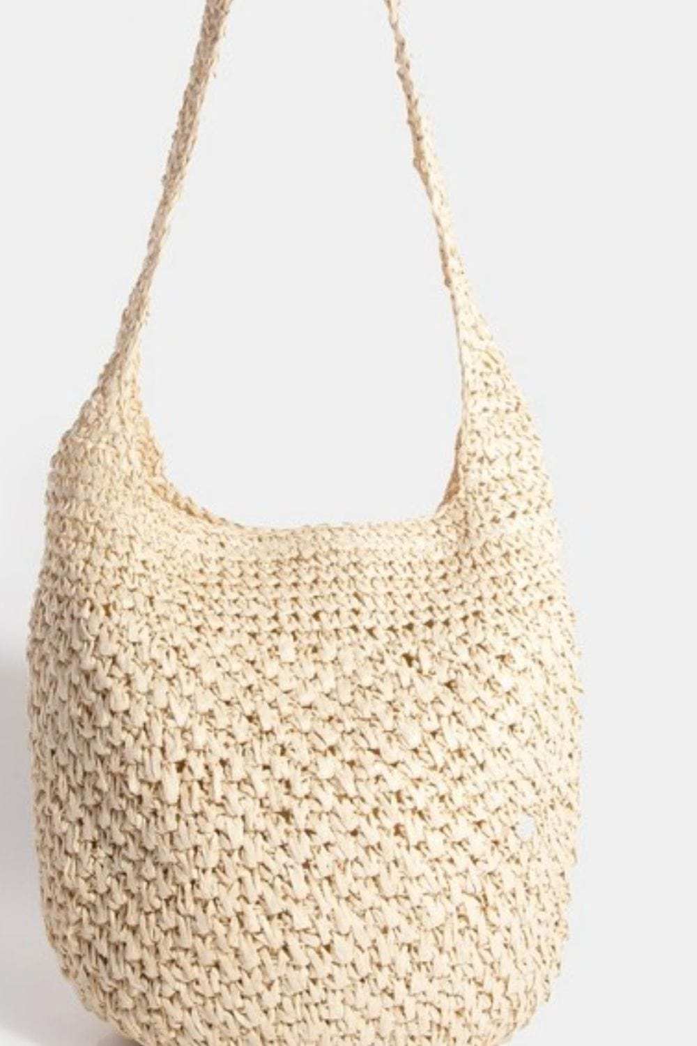 Fame Intricate Braided Hobo Shoulder Bag - Trendsi - Flyclothing LLC