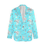 Baha Ranch Turquoise YEEHAW Rhinestone Cowgirl Blazer