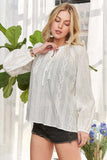 ADORA Cotton Peasant Top - Trendsi - Flyclothing LLC