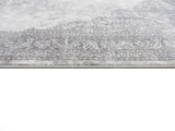 2' X 6' Gray Distressed Medallion Area Rug - Homeroots - Flyclothing LLC