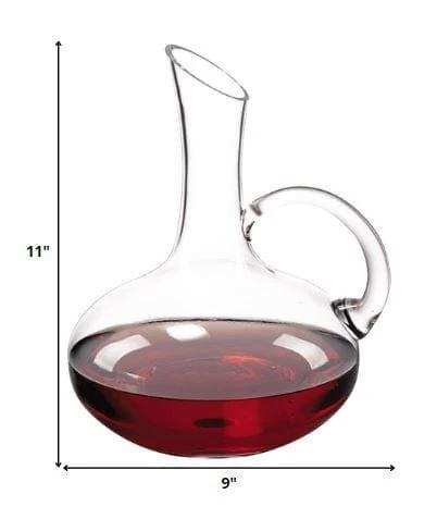 Genie Mouth Blown Lead Free Crystal Wine Carafe - Homeroots - Flyclothing LLC