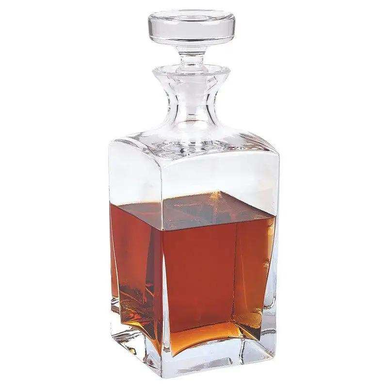 European Mouth Blown Lead Free Crystal Liquor Decanter - Homeroots - Flyclothing LLC