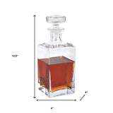 European Mouth Blown Lead Free Crystal Liquor Decanter - Homeroots