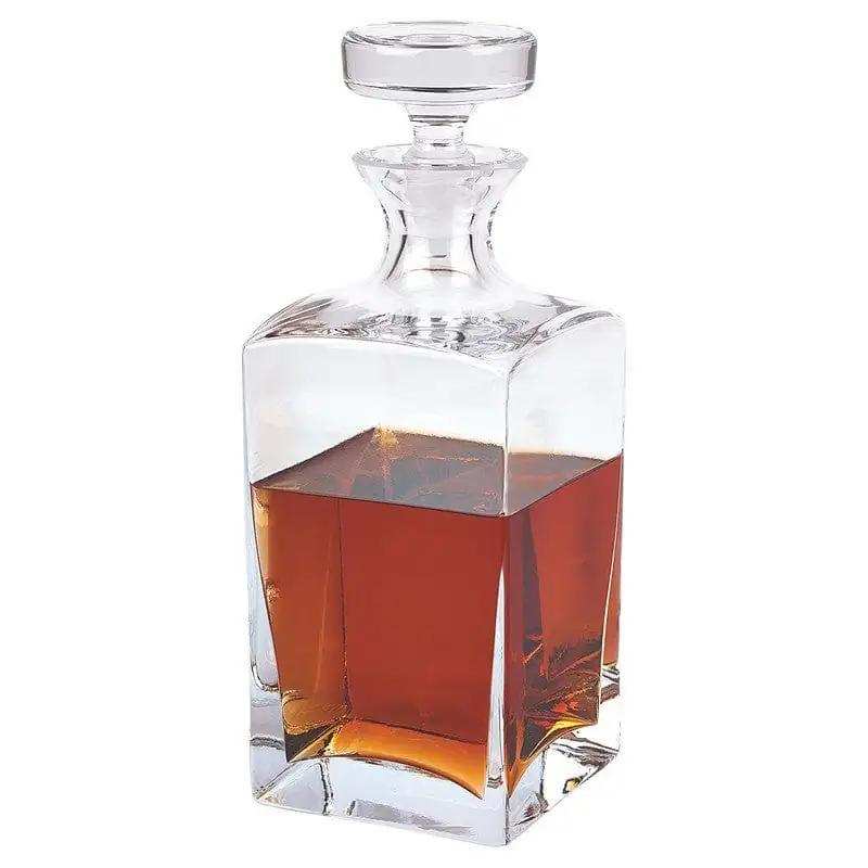 European Mouth Blown Lead Free Crystal Liquor Decanter - Homeroots - Flyclothing LLC