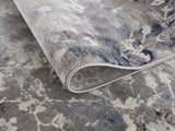 4' X 6' Navy And Beige Distressed Vines Area Rug - Homeroots - Flyclothing LLC
