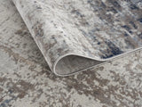 4' X 6' Navy Blue Distressed Striations Area Rug - Homeroots - Flyclothing LLC