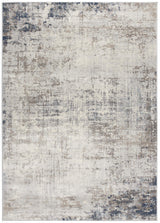 4' X 6' Navy Blue Distressed Striations Area Rug - Homeroots - Flyclothing LLC