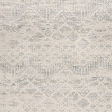 2' X 6' Ivory Distressed Ikat Pattern Area Rug - Homeroots - Flyclothing LLC