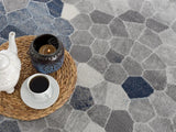 2' X 6' Navy Geometric Area Rug - Homeroots - Flyclothing LLC