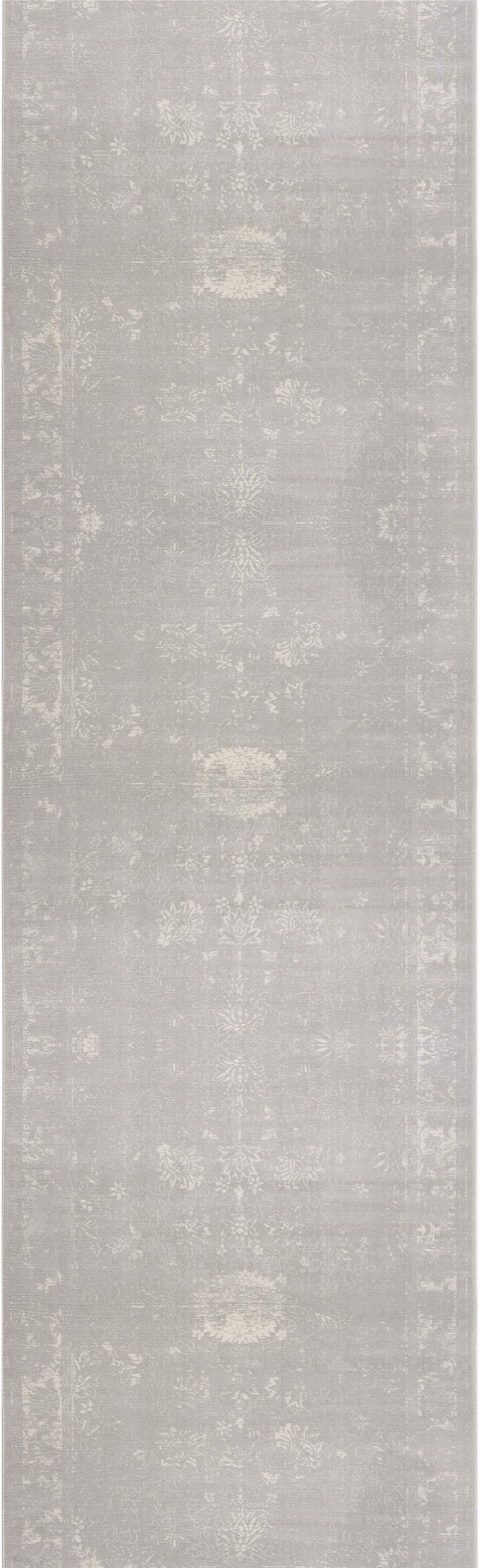 2' X 8' Modern Gray Distressed Runner Rug - Homeroots - Flyclothing LLC