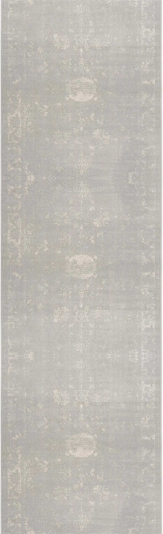2' X 8' Modern Gray Distressed Runner Rug - Homeroots - Flyclothing LLC