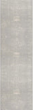 2' X 8' Modern Gray Distressed Runner Rug - Homeroots