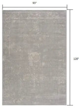 8' X 11' Modern Gray Distressed Area Rug - Homeroots - Flyclothing LLC