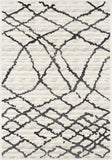 4' X 6' Gray And Black Modern Abstract Area Rug - Homeroots