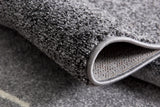 5' X 8' Gray Modern Geometric Area Rug - Homeroots - Flyclothing LLC