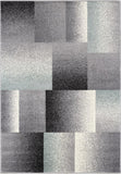 4' X 6' Gray Modern Geometric Area Rug - Homeroots
