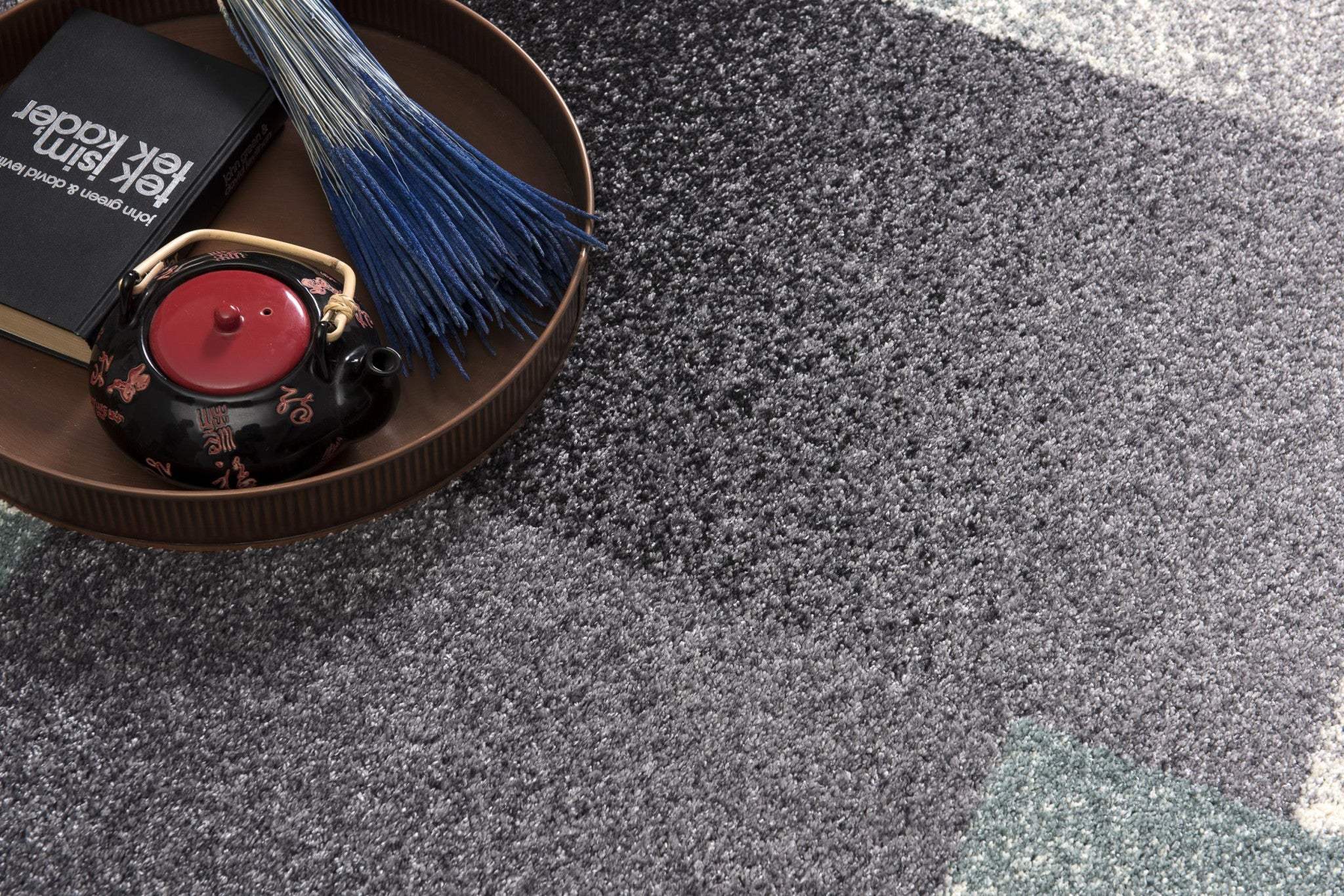 5' X 8' Gray Modern Geometric Area Rug - Homeroots - Flyclothing LLC