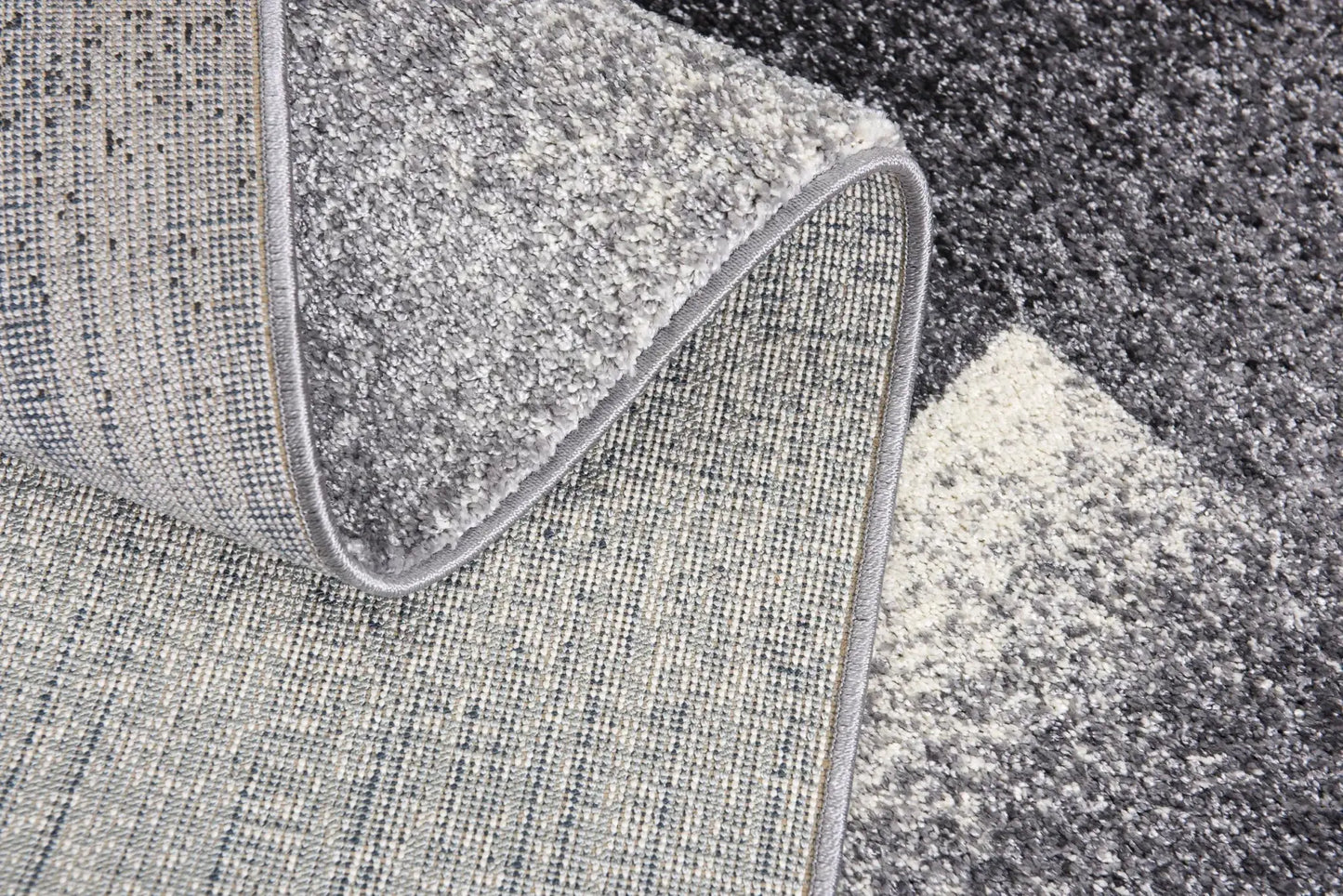 7' X 9' Gray Modern Geometric Area Rug - Homeroots - Flyclothing LLC