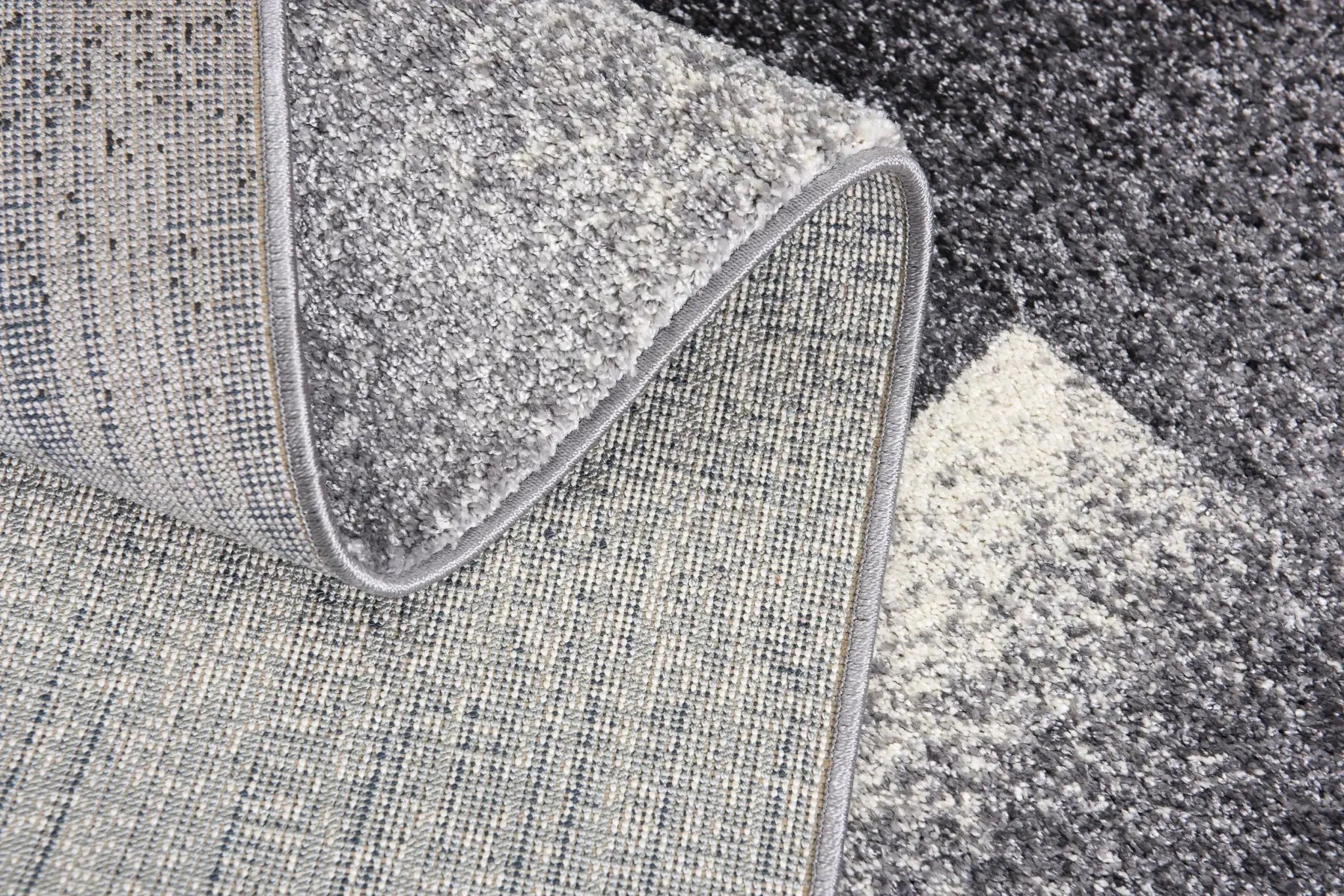 7' X 9' Gray Modern Geometric Area Rug - Homeroots - Flyclothing LLC