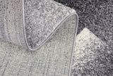 7' X 9' Gray Modern Geometric Area Rug - Homeroots