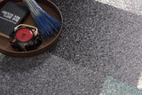 7' X 9' Gray Modern Geometric Area Rug - Homeroots