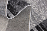 7' X 9' Gray Modern Bordered Area Rug - Homeroots - Flyclothing LLC