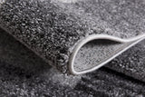 7' X 9' Gray Modern Bordered Area Rug - Homeroots - Flyclothing LLC