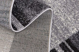 8' X 11' Gray Modern Bordered Area Rug - Homeroots - Flyclothing LLC